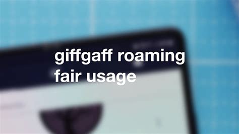 Roaming Fair Usage 